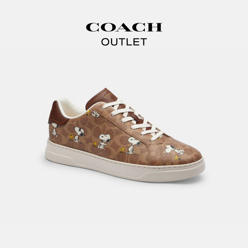 COACH/蔻驰 COACH X PEANUTS经典标志SNOOPY印花HIGH LINE运动鞋