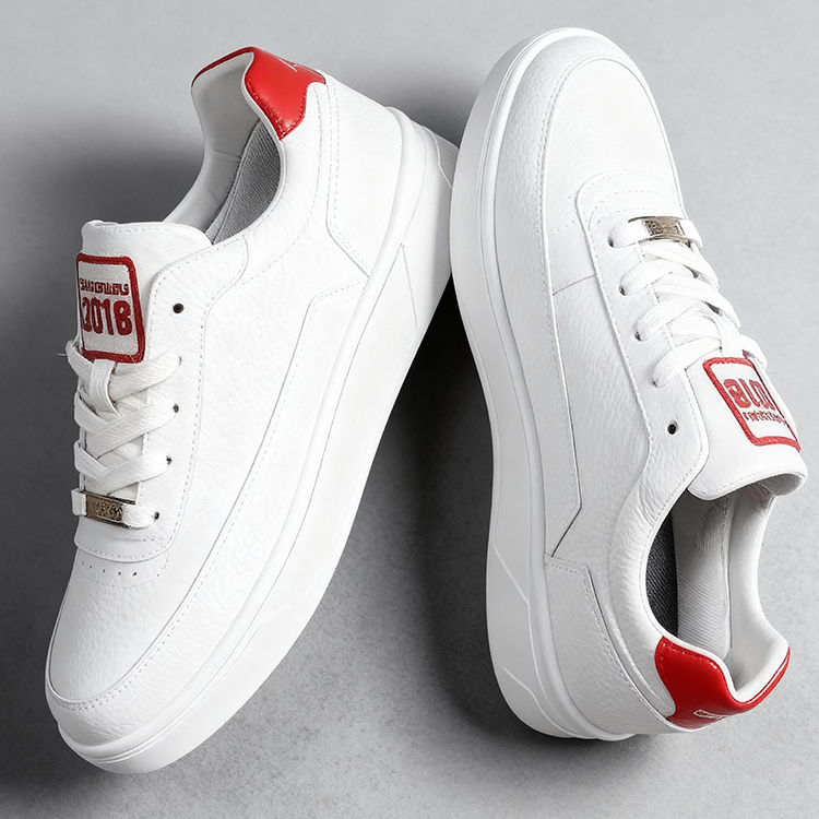 JETEWIU/捷腾威真皮板鞋春秋时尚百搭情侣低帮韩版潮流透气007