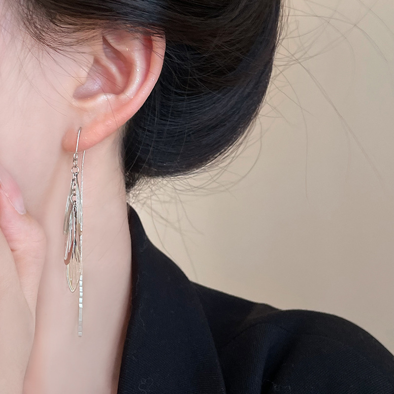 合金耳饰 【126】日韩女原创设计编织时尚耳环轻奢饰品设计感气质