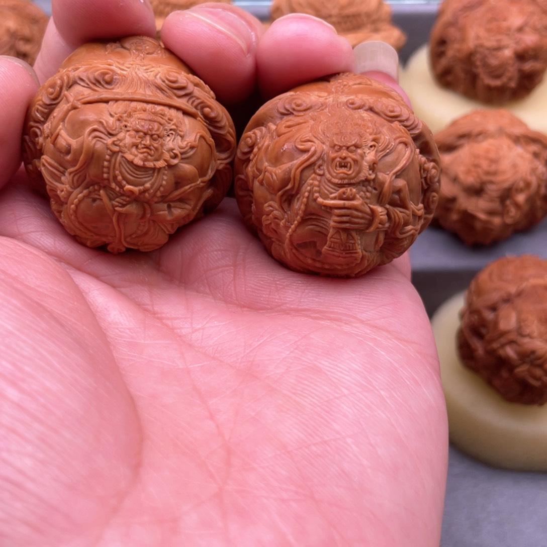 核桃手串/手链N**.大黑天不动冥王