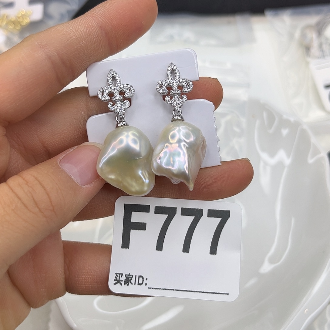 耳饰淡水珍珠合金