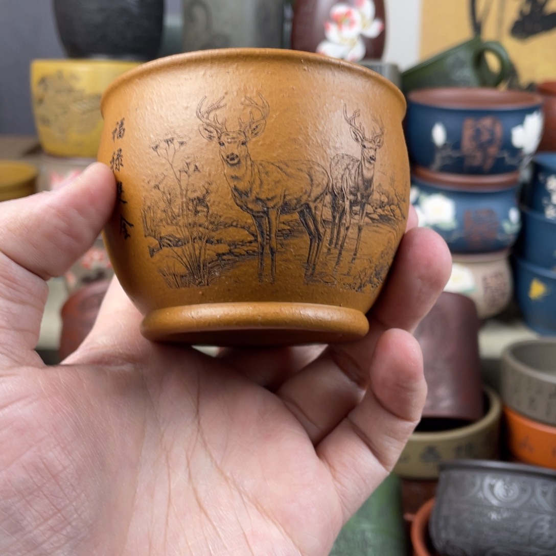 紫砂茶杯紫砂茶杯