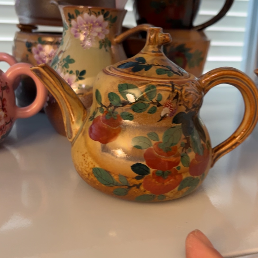 杯柴烧手工手绘陶瓷