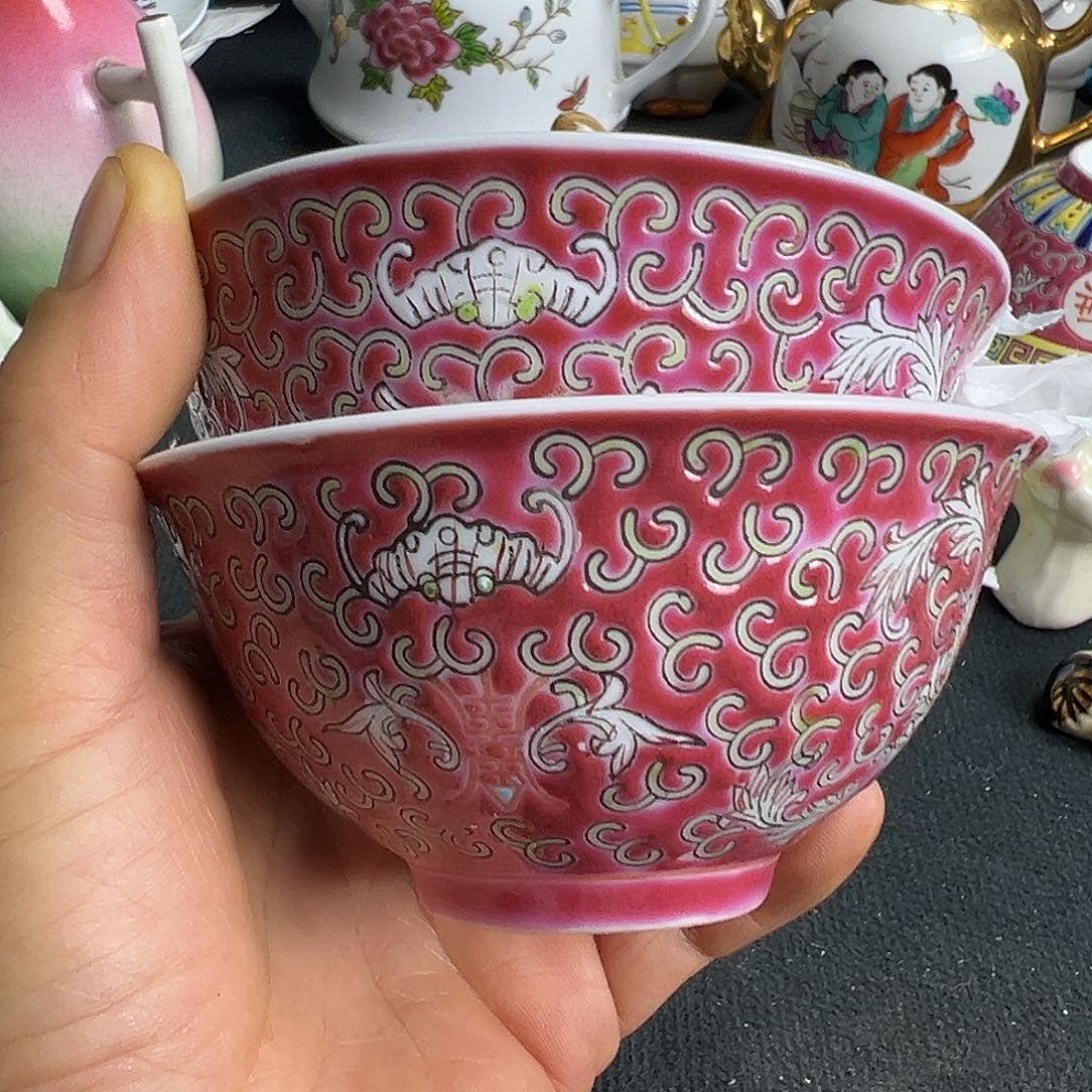 用***5杯景德镇陶瓷小茶碗