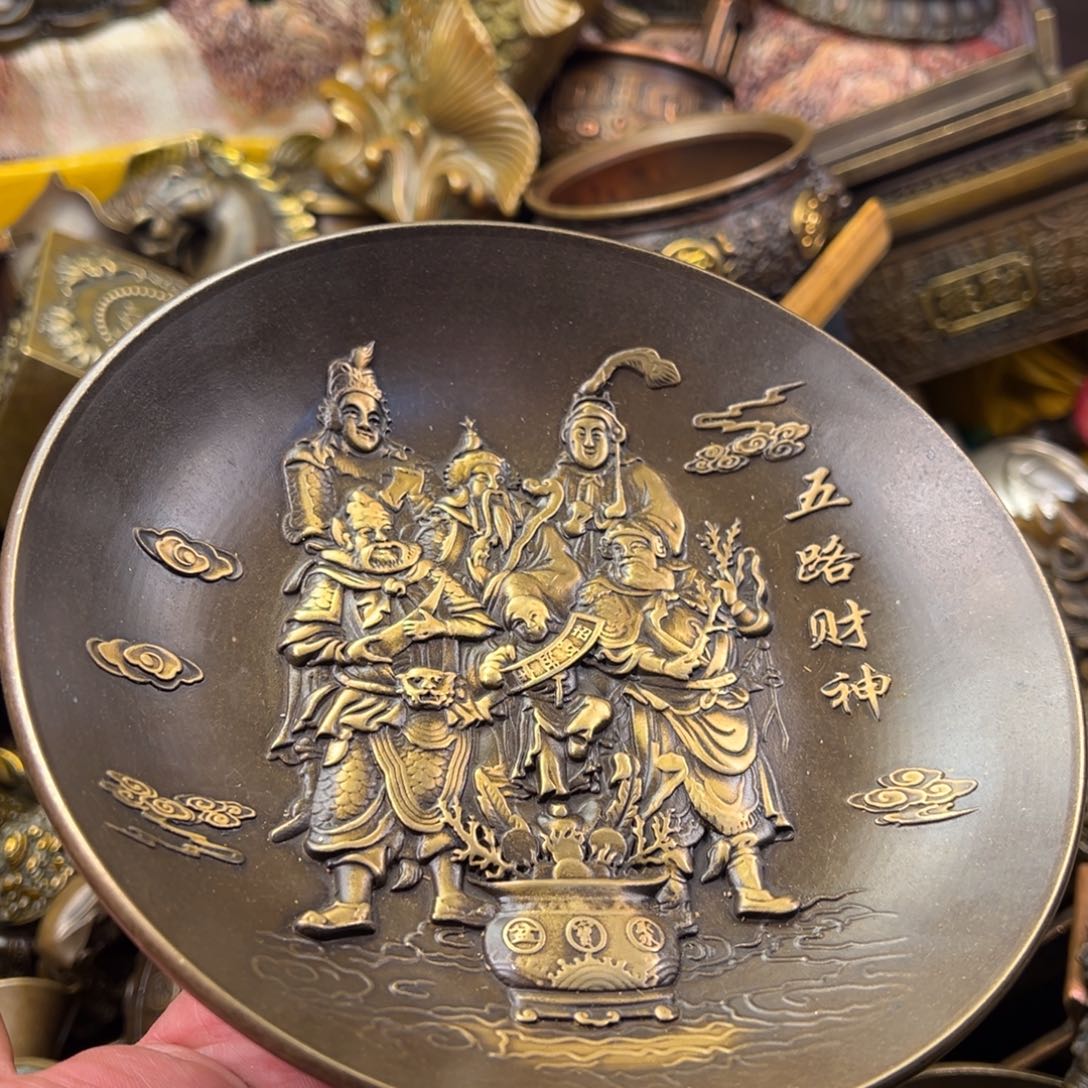 茶壶香炉铜器摆件