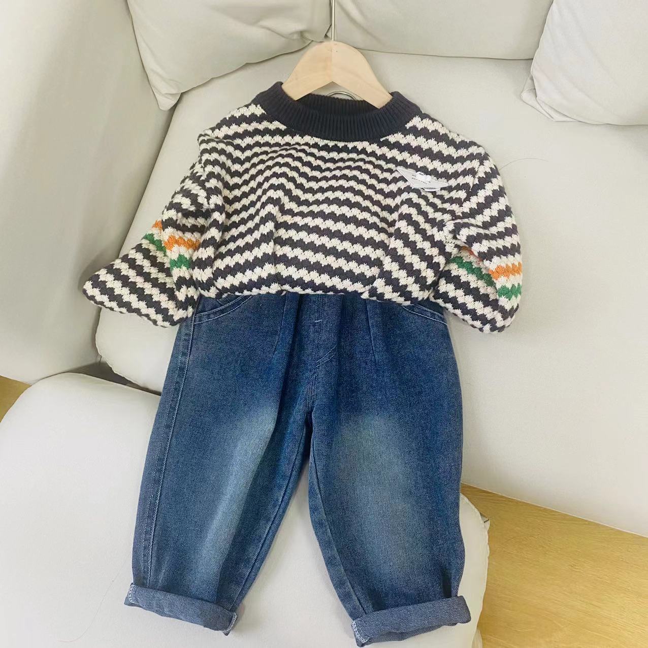 【现货捡漏】儿童秋冬季毛衣新款百搭上衣