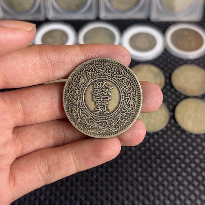 金属大头龙洋船洋工艺品