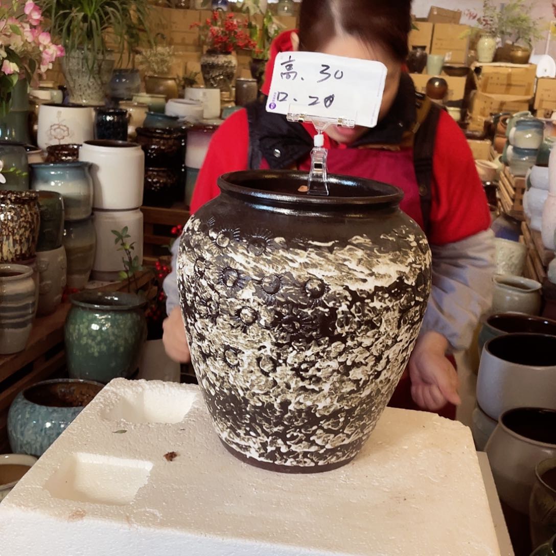 紫砂花盆高度30口径20