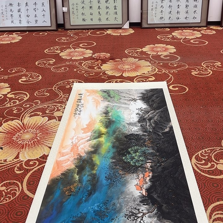 国画画家朱大明老师精品