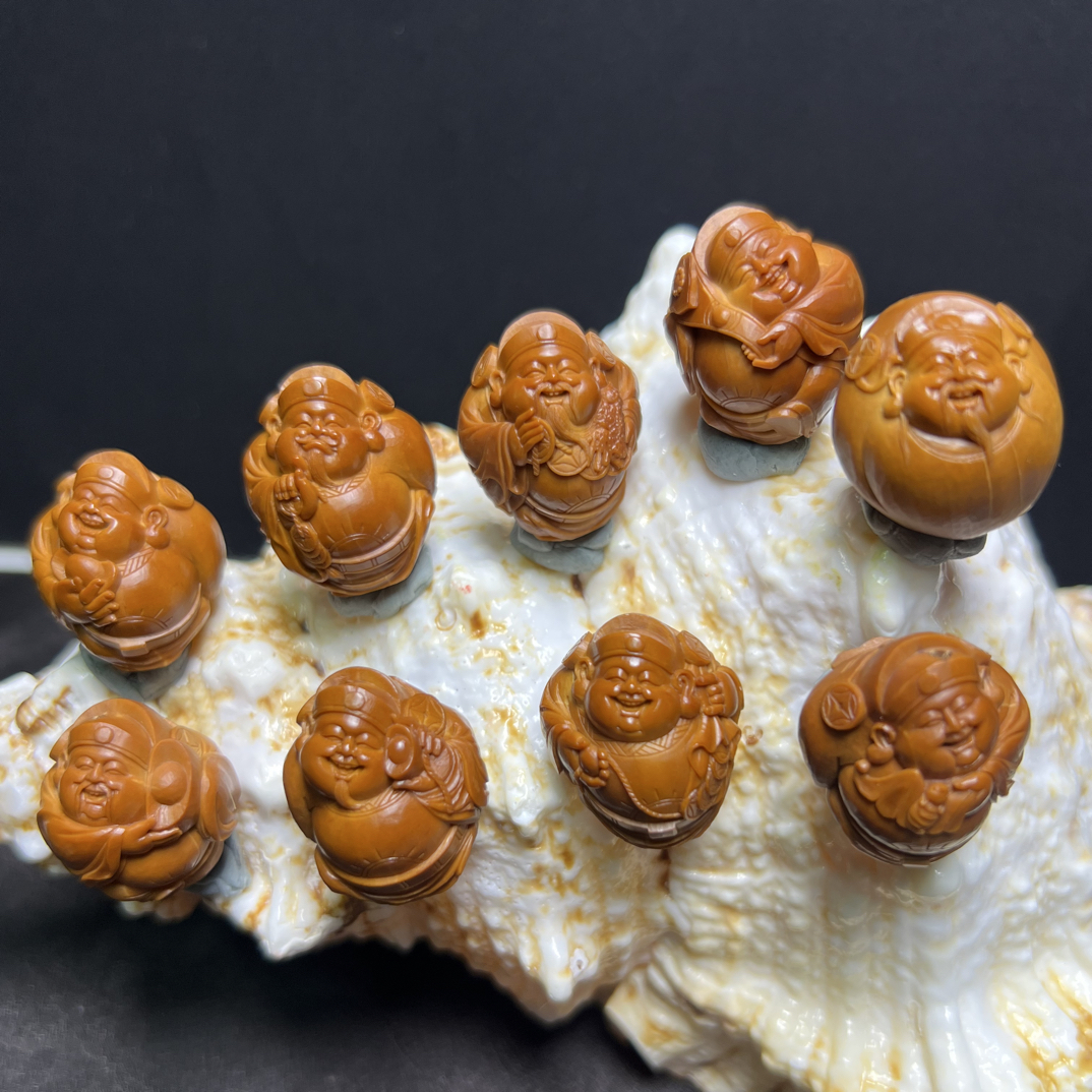 橄榄核八大财神2.2尺寸