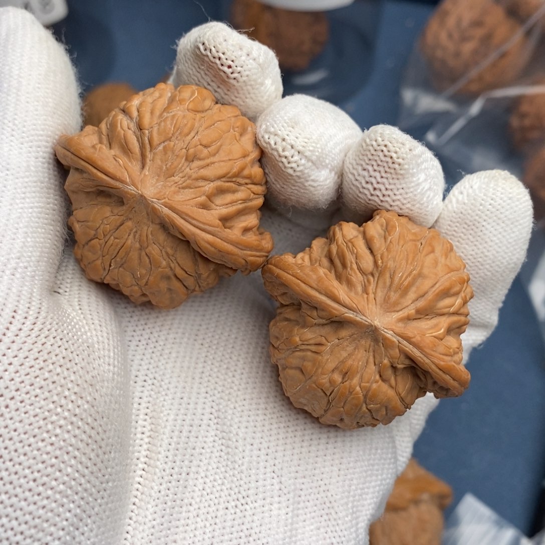 文玩核桃把件无**道正磨0083