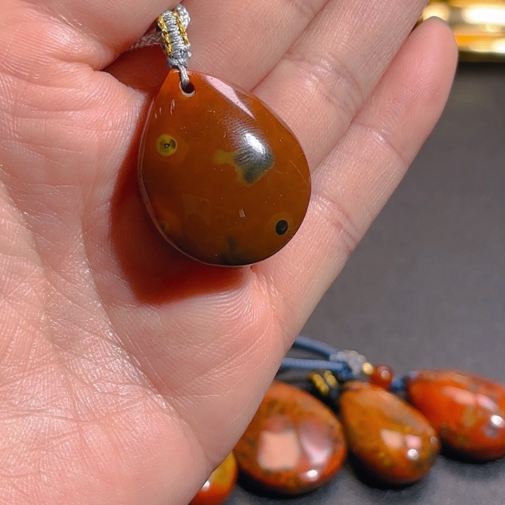 玛瑙/玉髓吊坠(不含链)未镶嵌