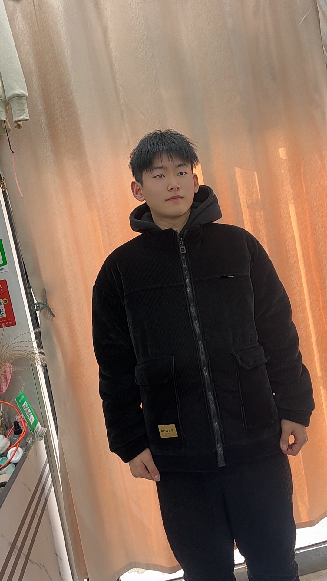 立领男士外穿家居服三层加厚一套过冬