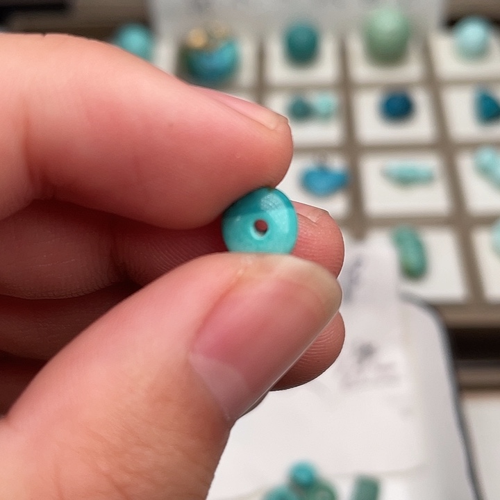 绿松石未镶嵌吊坠