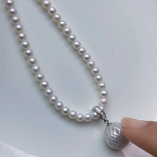 淡水珍珠颈饰未镶嵌