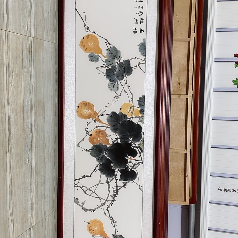 【闪购商品】国画书画作品带框165×50