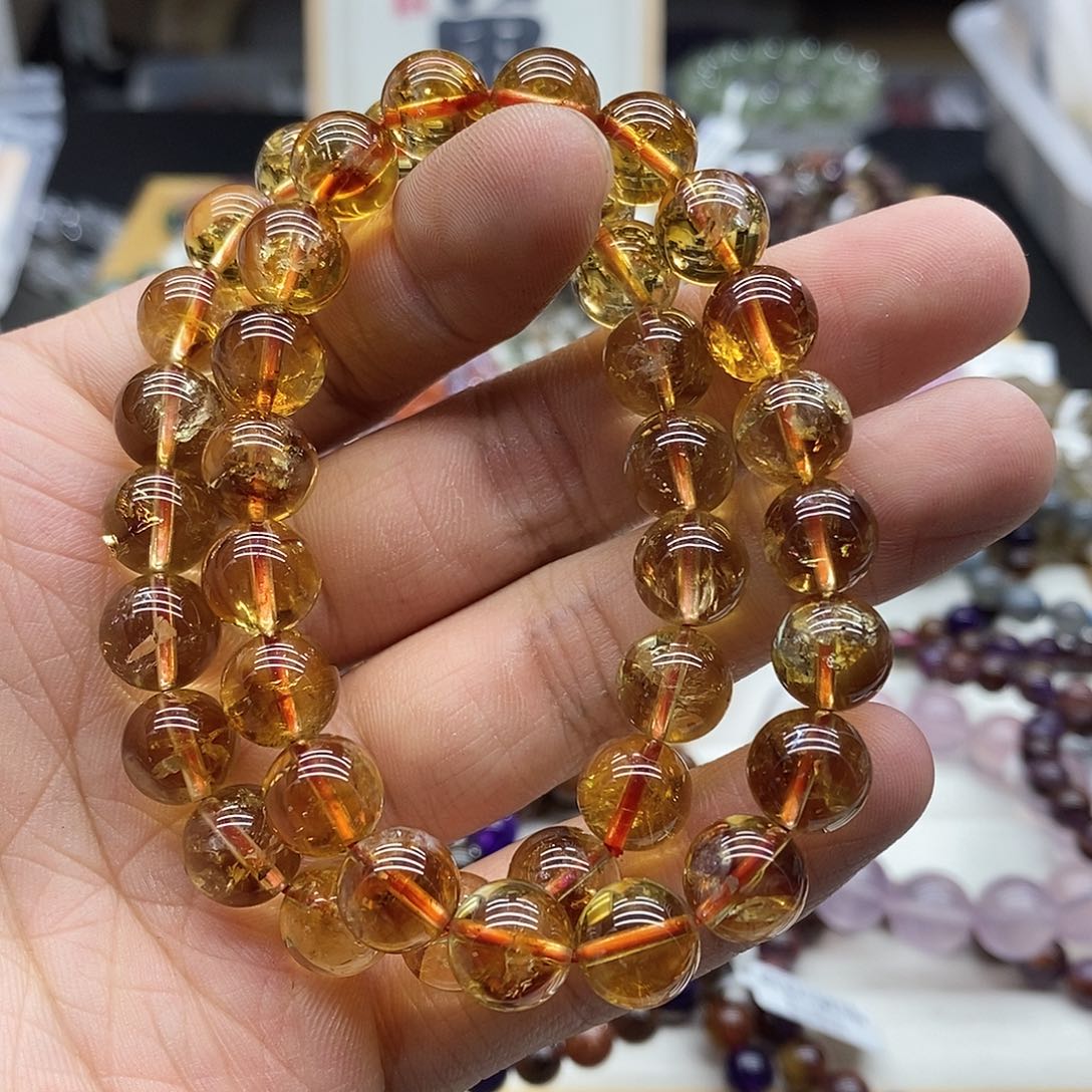 水晶手链未镶嵌多样性发货发一条