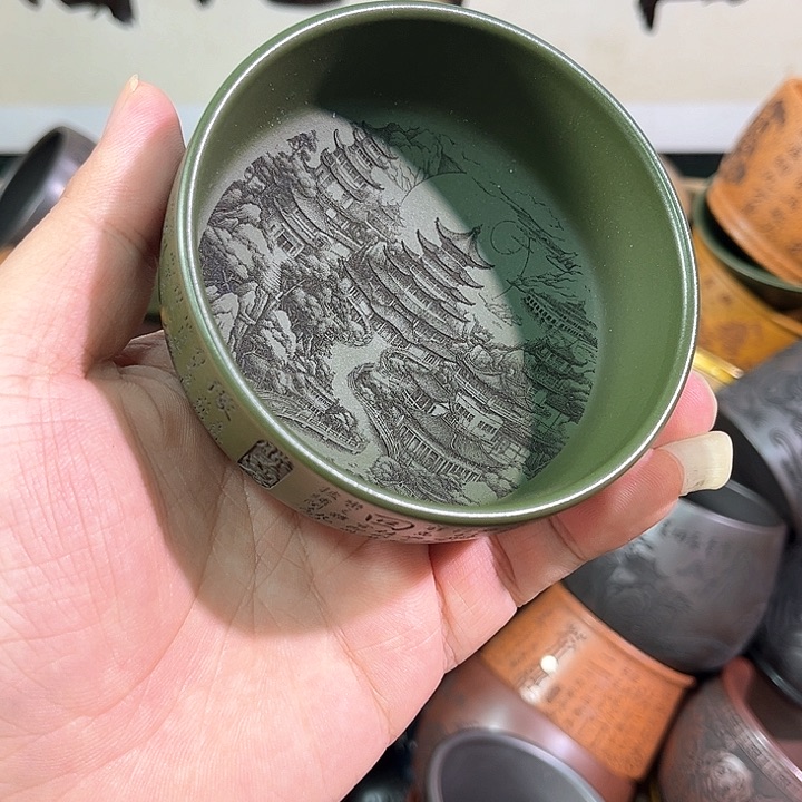 茶杯紫砂全手工紫砂主人杯 