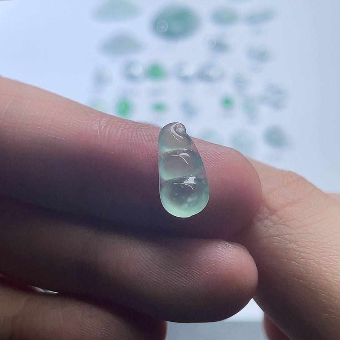 未镶嵌定制翡翠翡翠福豆