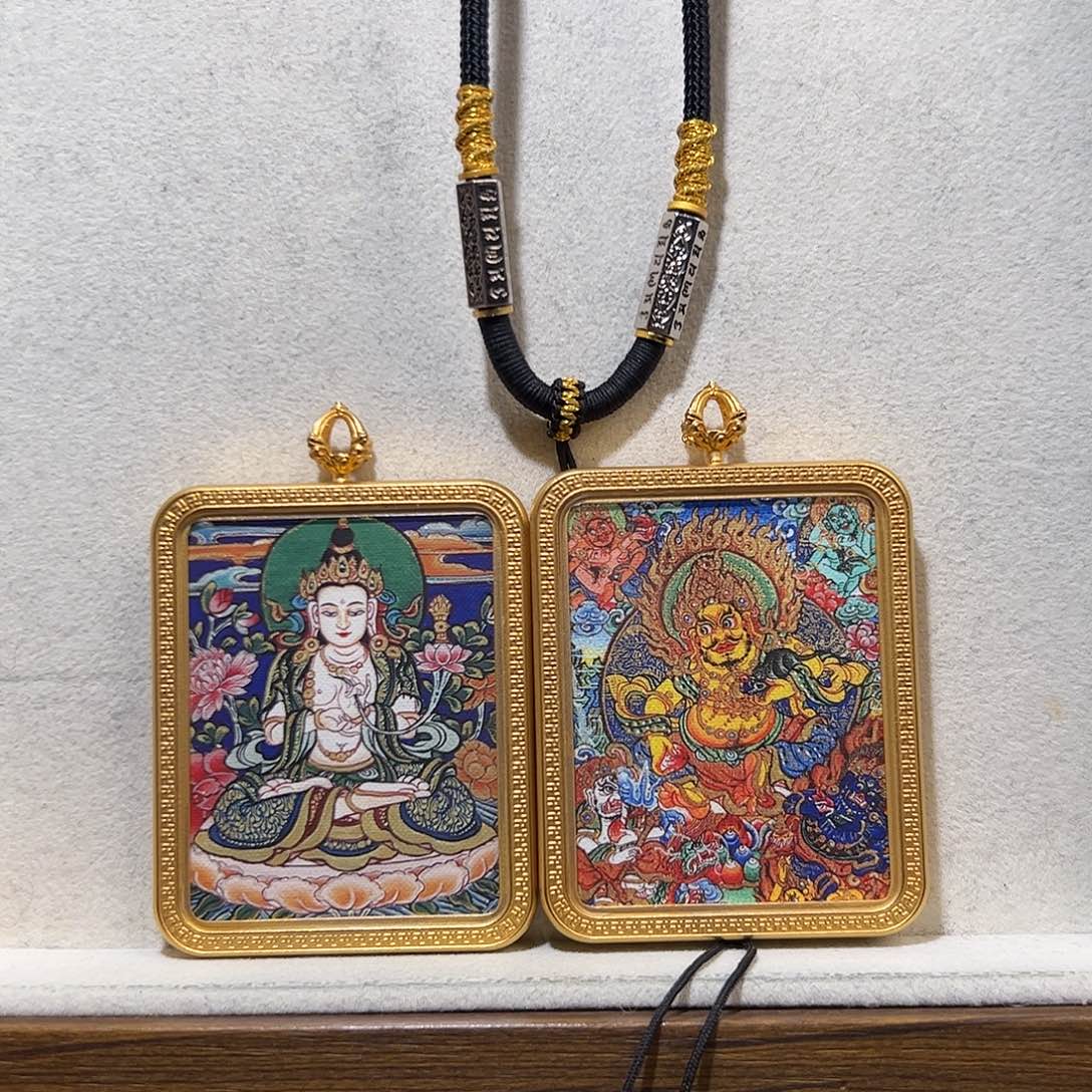 ꪹ***⁰吊坠双面定制大势至五路