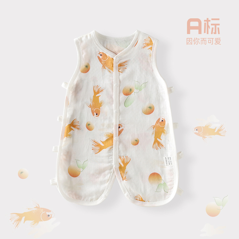 竹纤维新生儿连体衣宝宝爬服冰爽婴儿衣服薄宝宝生哈衣婴儿连体衣