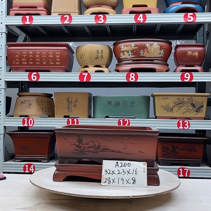 紫砂花盆紫砂花盆