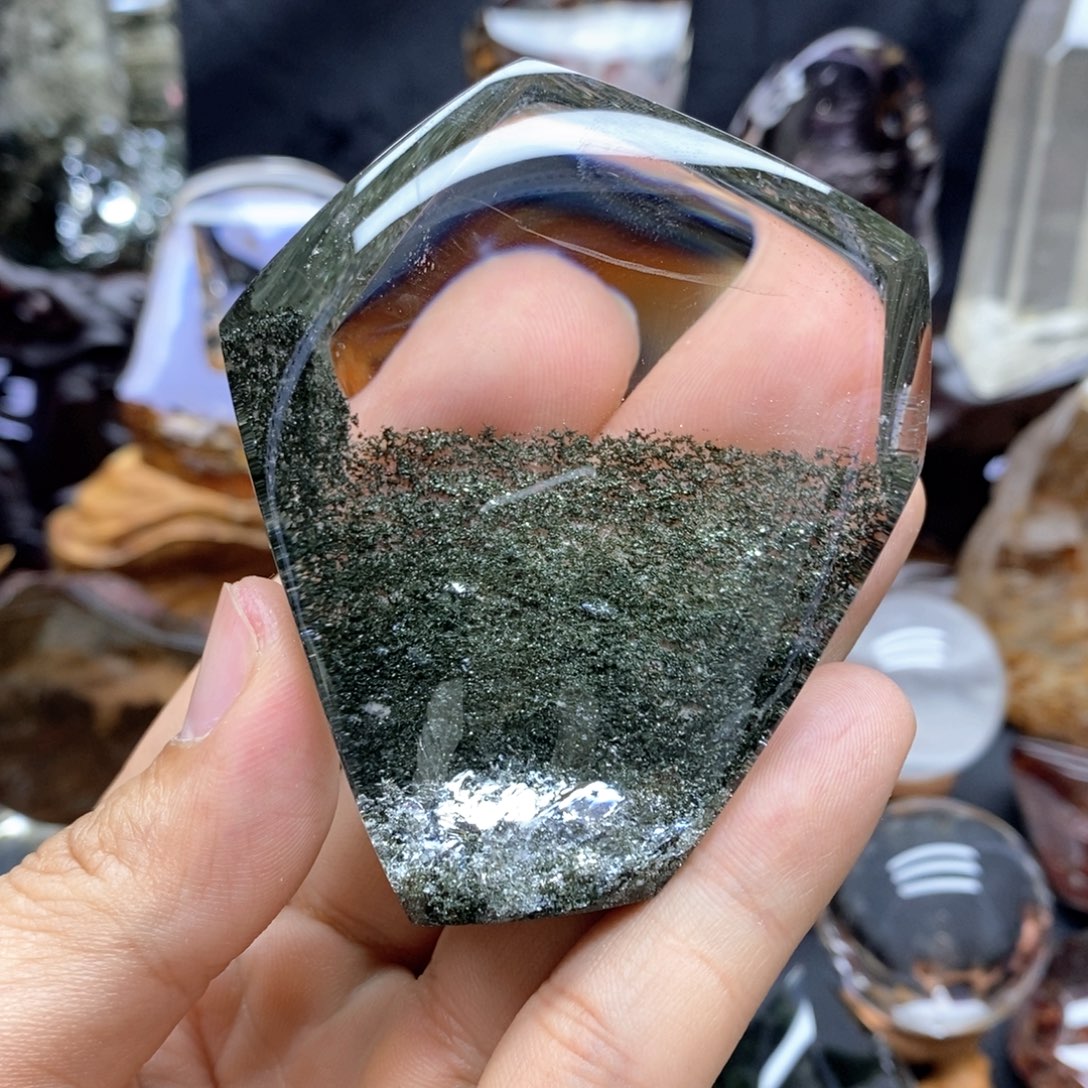 水晶未镶嵌车挂水晶