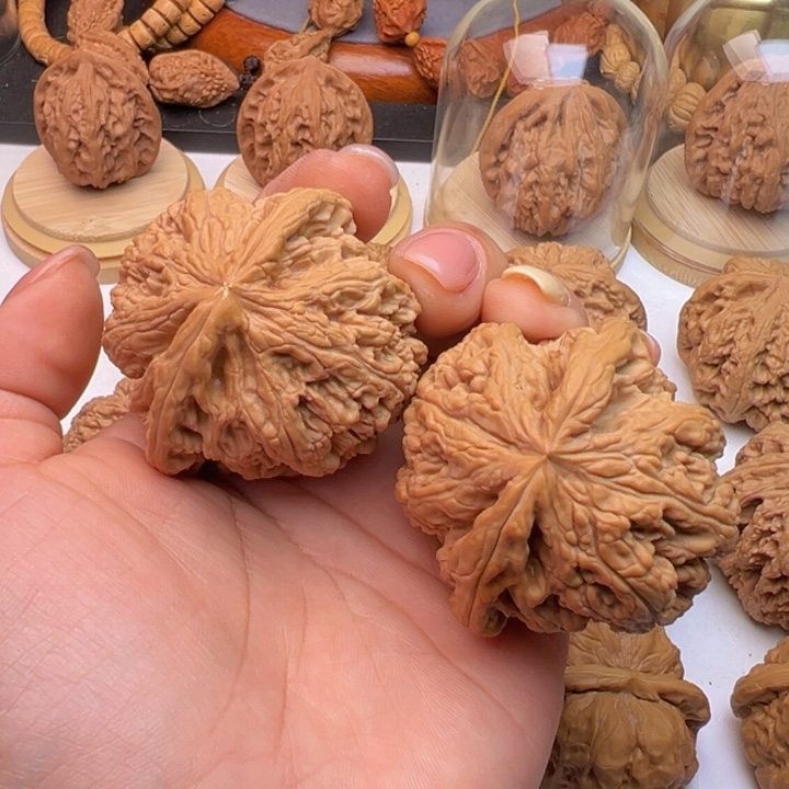 文玩核桃把件粗筋46全品