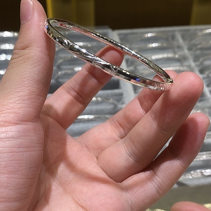 足银足银手镯足银手镯