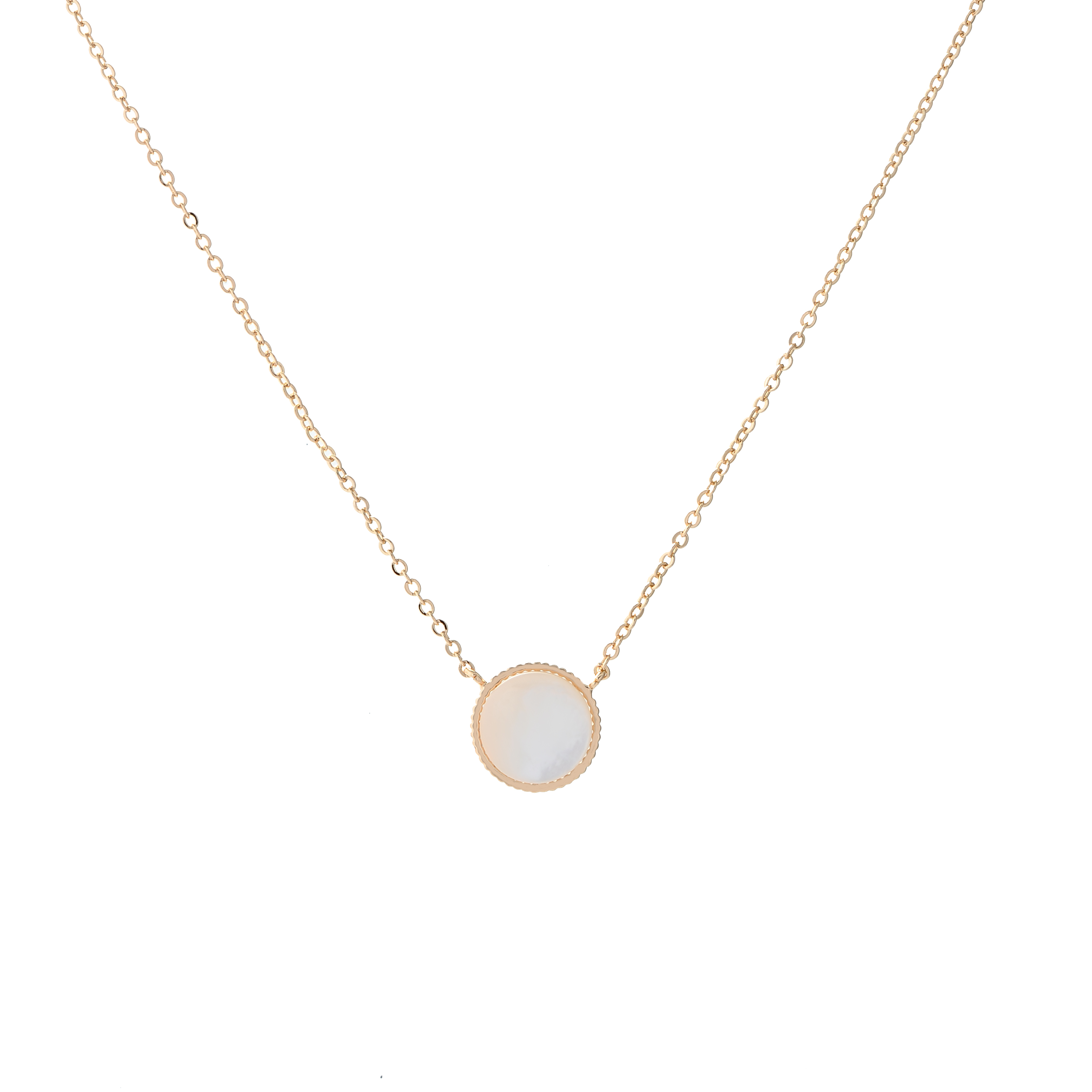 铜合金项链 CC5631 高定系列 贝壳项链 41+5CM