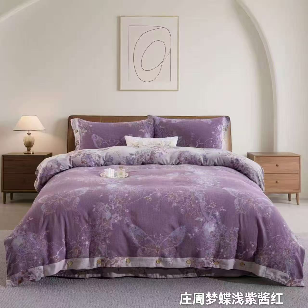 （庄周蝶梦）高端棉色织提花四季被双人200*230可水洗