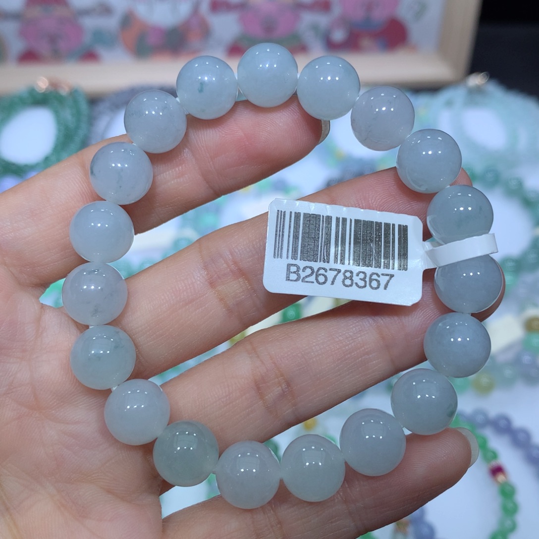 翡翠未镶嵌手链天然