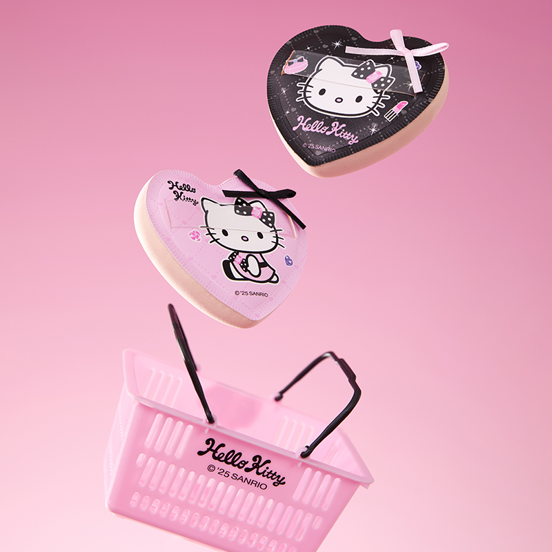 Hello Kitty闪闪派对系列棉花糖粉扑套装