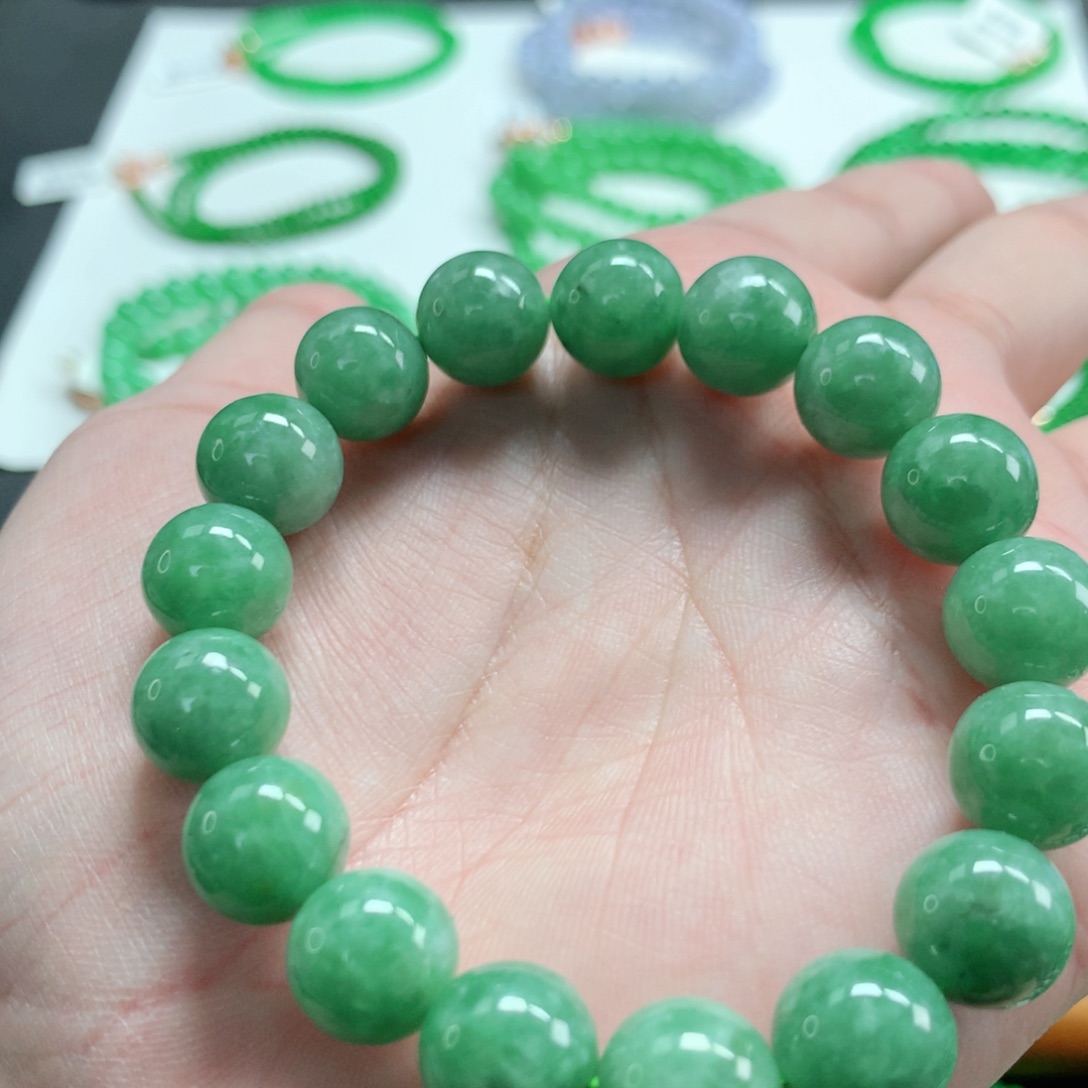 翡翠未镶嵌手链翡翠