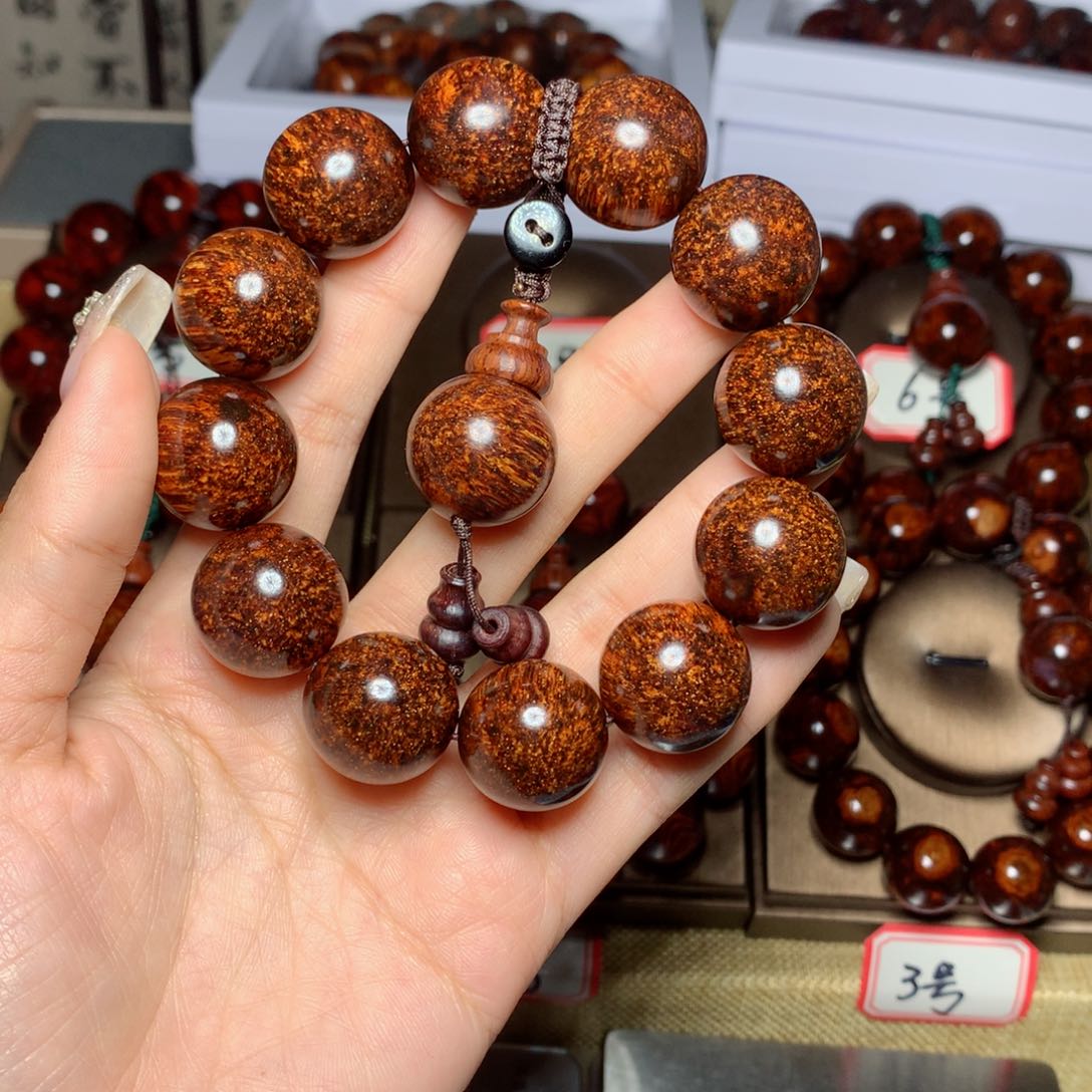 黄花梨/降香黄檀手串/手链重**