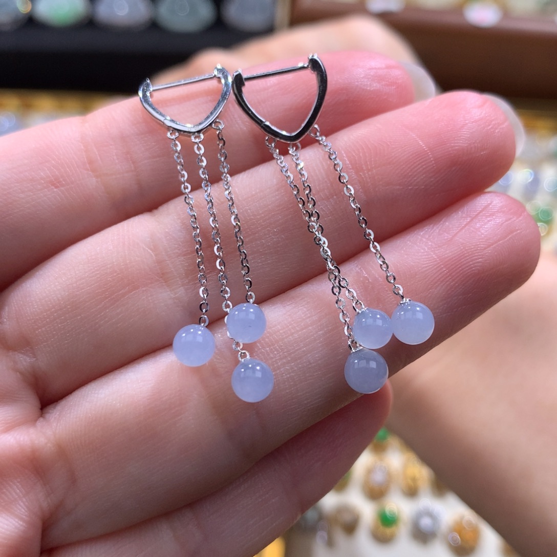 小***喵翡翠18K金镶嵌颈饰翡翠