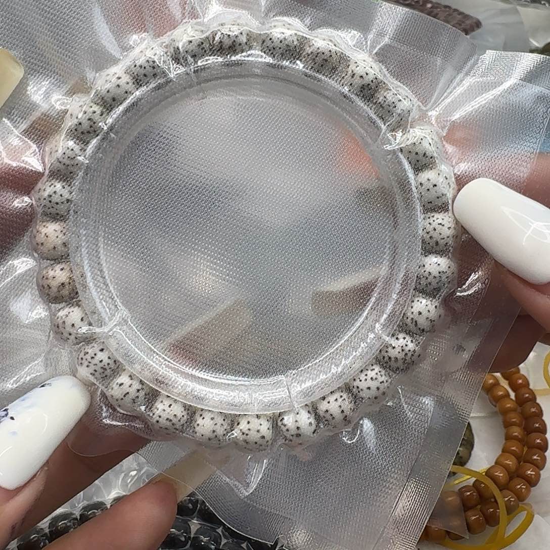 星月菩提手串367傲世半臂白星月菩提河豚87桶单圈