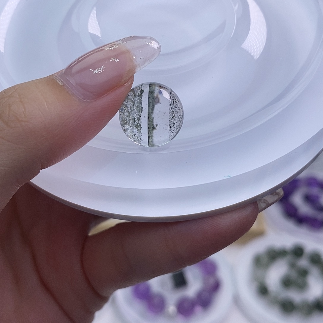 天然水晶定制打孔不退不换未镶嵌水晶笑**陵