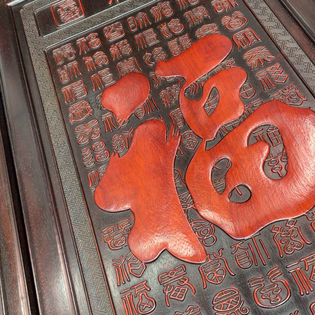 大***军非洲紫檀（红花梨）