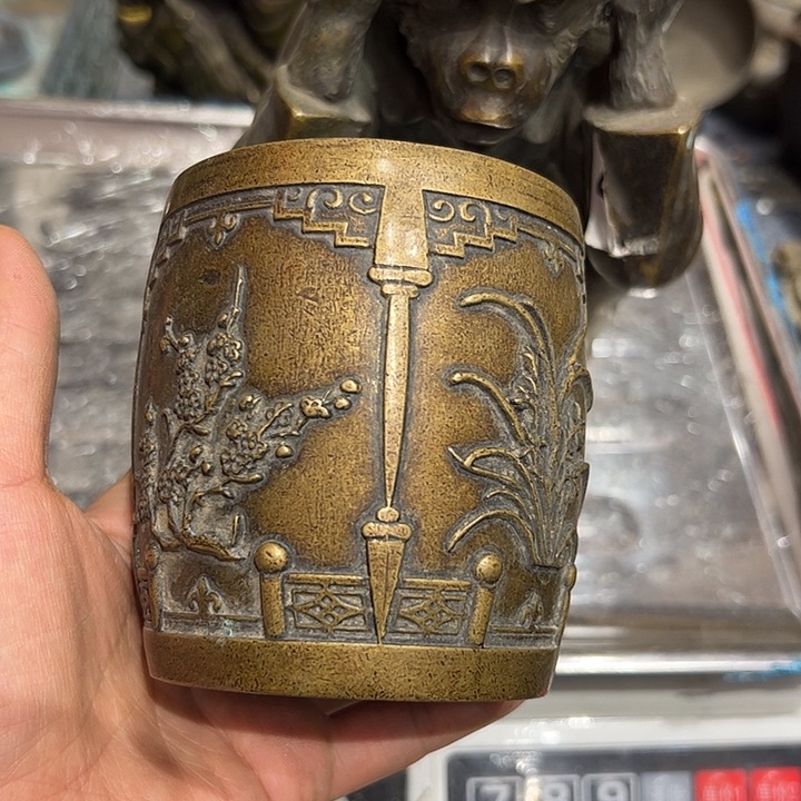 一*微瑕疵黄铜摆件工艺品