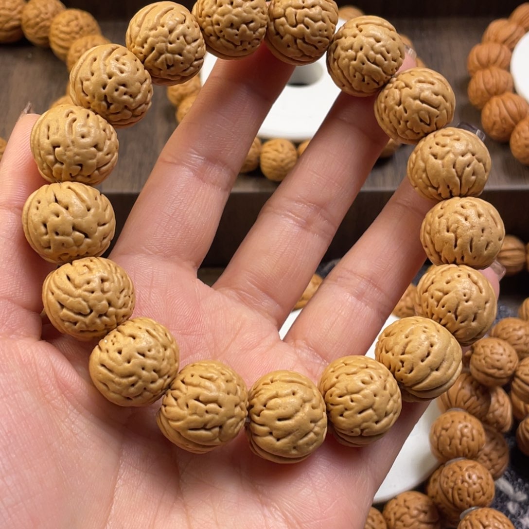 桃核手串贺*金丹大尺寸