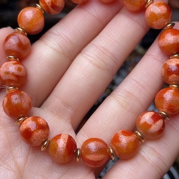 玛瑙/玉髓未镶嵌手链