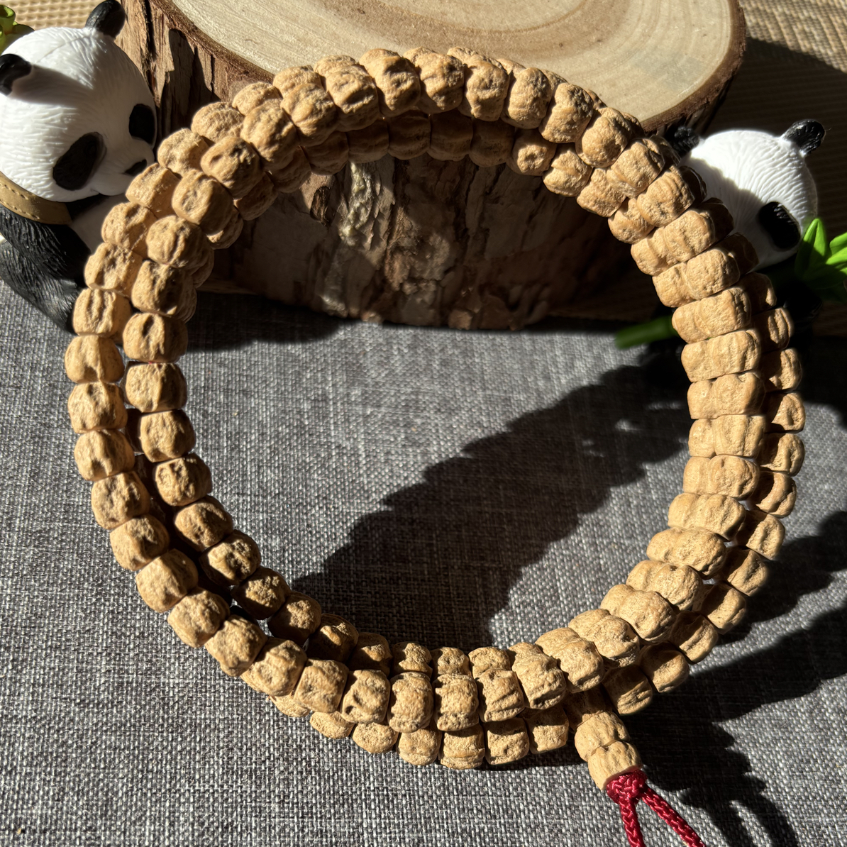 龙脊方块   原皮原色油皮 高龙脊柏香籽菩提念珠