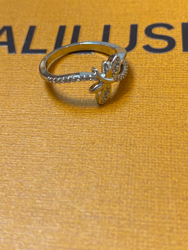 铜合金玻璃戒指 429新款韩版戒指