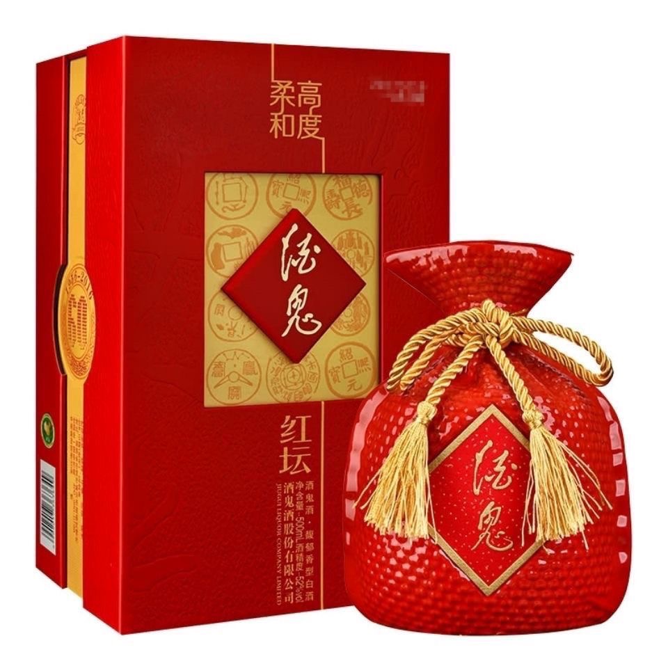 酒鬼红坛高度柔和馥郁香型白酒52度