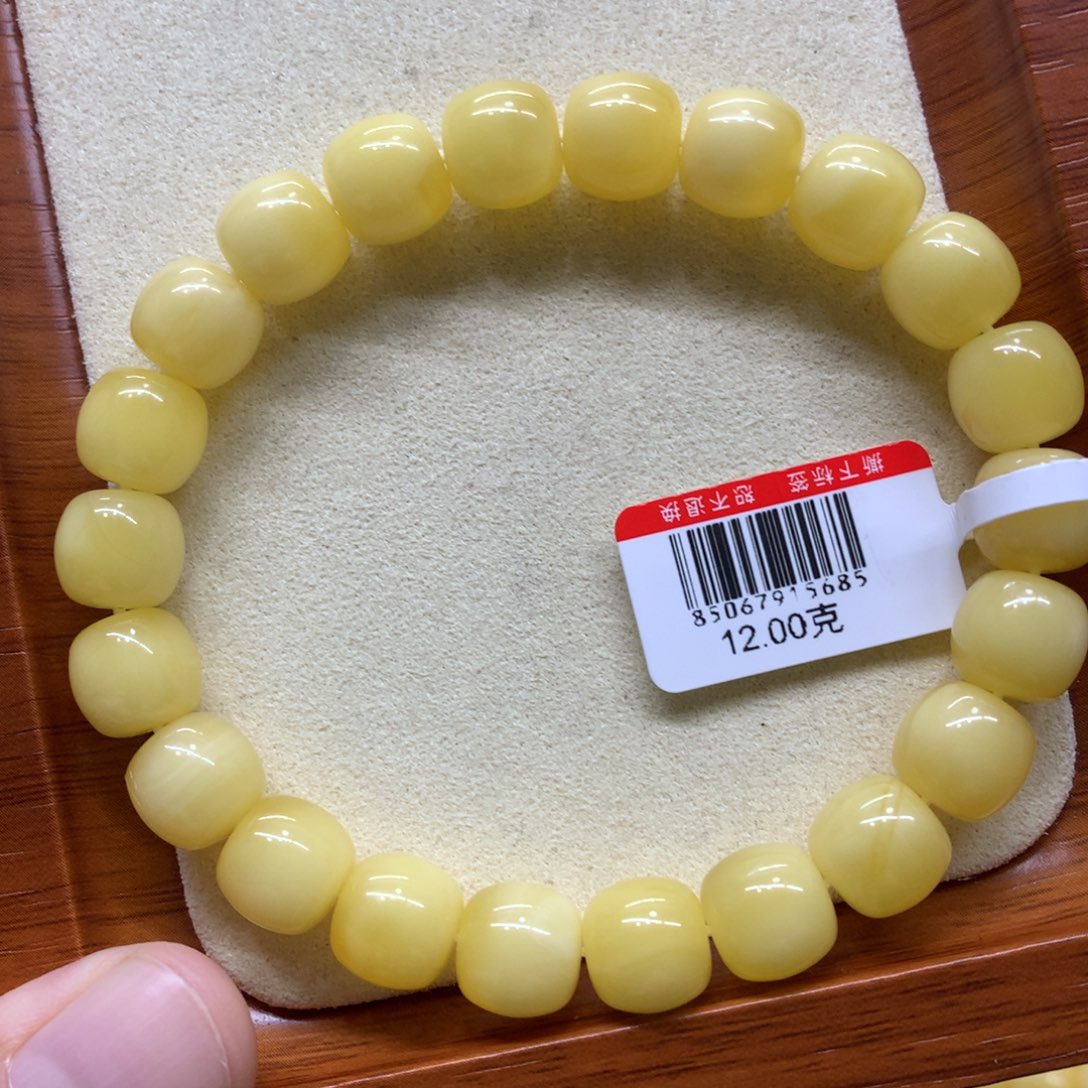 龙***蜜蜡未镶嵌手链蜜蜡