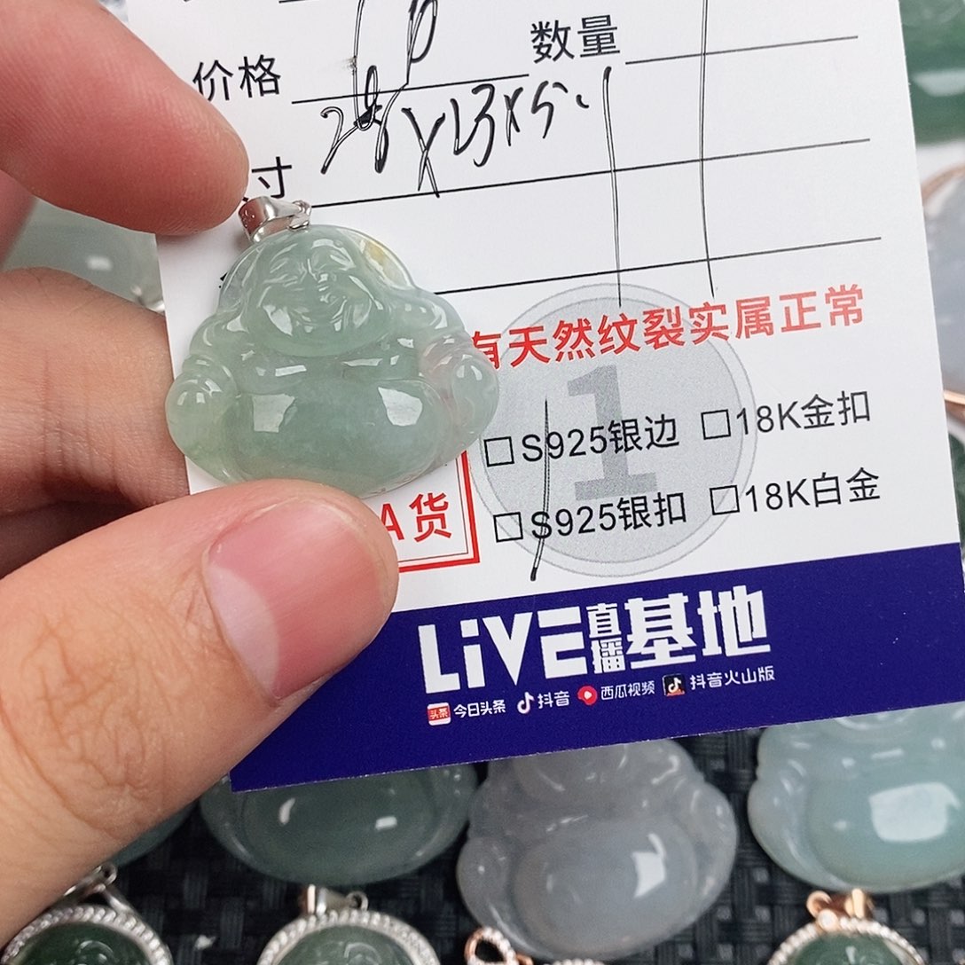 翡翠银S925镶嵌颈饰