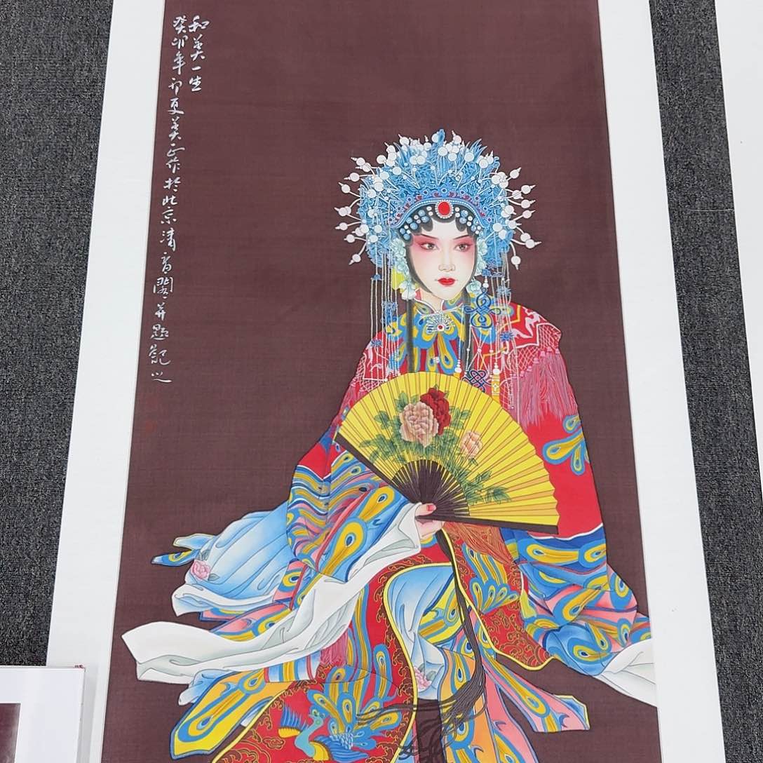 国画多次参加国内外大型