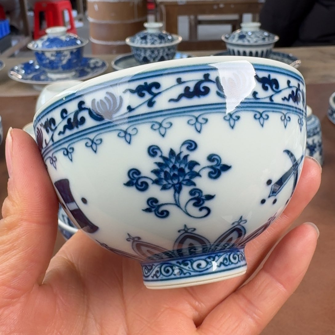 杯景德镇陶瓷手绘手绘