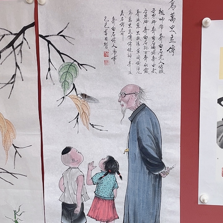 国画冯老师手绘作品